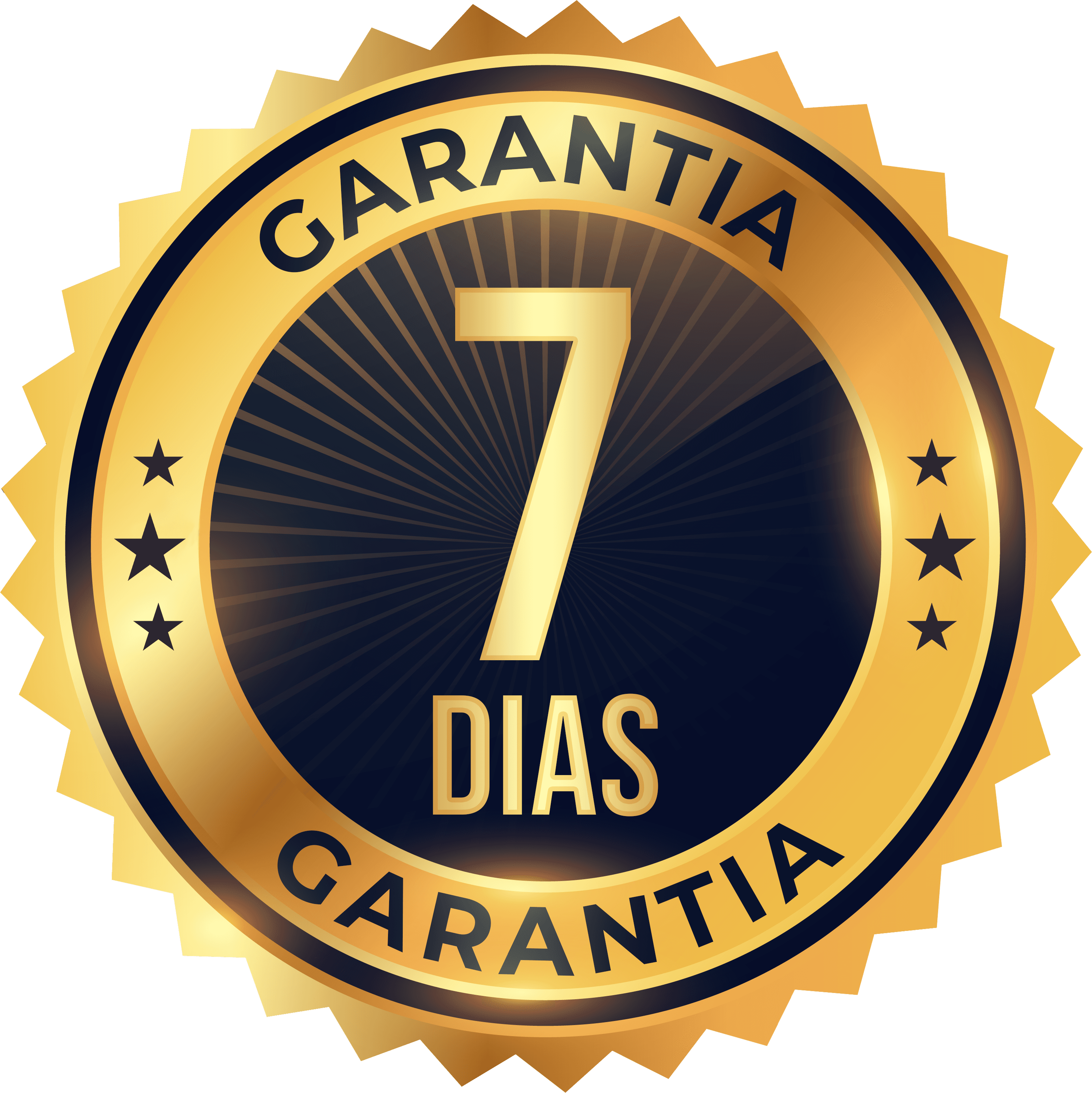 Selo de garantia de 7 dias para a compra do ebook